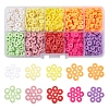 1500Pcs 10 Colors Light Colors Handmade Polymer Clay Beads CLAY-YW0001-37A-1