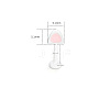 316L Surgical Stainless Steel Enamel Pink Cat Ear Shaped Cartilage Earrings for Women FS-WGA9D26-07-1