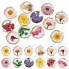 12Pcs 12 Styles Transparent Clear Epoxy Resin Pendants RESI-TA0001-85-9