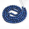 Baking Paint Glass Beads Strands DGLA-N013-8mm-10-2