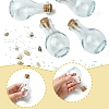 Ocean Beach Theme Glass & Shell Beads Wish Bottle DIY Making Kits DIY-FS0007-57-3