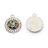 Zinc Alloy Enamel Pendants PALLOY-TAC0022-03-1