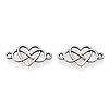 Tibetan Style Alloy Connector Charms TIBE-YWC0001-01AS-2