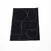 Nylon Self-Adhesive Cloth Iron On/Sew On Patches LS-DIY-WH0196-22B-1