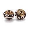 Handmade Tibetan Style Brass Beads TIBEB-K032-06A-2