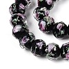 Handmade Luminous Lampwork Beads Strands LAMP-N037-01A-4