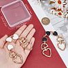 2Pcs 2 Colors Alloy Enamel Purse Strap Extenders FIND-BBC0002-47G-3
