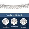 Cheriswelry Iron Crystal Rhinestone Cup Chain CH-CW0001-02-18