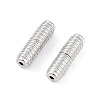 Anti-Tarnish Rhodium Plated 925 Sterling Silver Screw Clasps STER-K173-07P-3