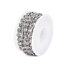 Non-Tarnish 304 Stainless Steel Textured Cable Chains CHS-D004-02P-5