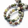 Round Natural Indian Agate Beads Strands X-G-S122-4mm-2