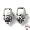 925 Thailand Sterling Silver Lobster Claw Clasps STER-D003-51AS-3