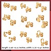9 Pairs 9 Style 316 Surgical Stainless Steel Cute Kitty Stud Earrings for Women JE933A-3