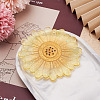 Boutigem 6Pcs 6 Style Silicone Flower Cup Mat Molds Sets DIY-BG0001-21-12