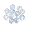 Frosted Baking Paint Glass Beads LS-DGLA-N005-8mm-07-1
