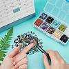 10 Style Natural & Synthetic Gemstone Chip Beads G-NB0002-54A-3