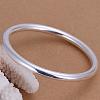 Silver Color Plated Bangle Wholesale Price BJEW-BB12376-4