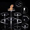 4-Tier Transparent Acrylic Model Toy Assembled Holders ODIS-WH0034-05A-4