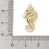 Brass Micro Pave Cubic Zirconia Pendants KK-I719-38G-3