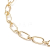 Brass Cable Chain Anklet for Women AJEW-AN00480-5