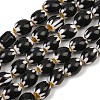 Handmade Millefiori Glass Oval Bead Strands LK-Z001-01A-04-1