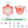 10Colors Two Tone Acrylic Bead Caps MACR-PH0001-71-2