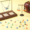 110Pcs 11 Styles Electroplate Round Glass Bead Charms PALLOY-TAC0307-7