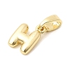 Brass Letter Charms KK-G554-22G-H-2