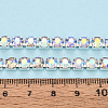 Brass Rhinestone Strass Chains CHC-T001-SS24-02S-2