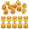 10Pcs Glass Bead Caps for Wind Chimes Making GLAA-BY0001-05D-1