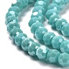 Opaque Glass Beads Strands EGLA-A035-P4mm-A12-3