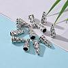 Tibetan Style Alloy Bead Cone TIBEB-00821-AS-NF-6