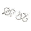 Non-Tarnish 304 Stainless Steel S-Hook Clasps STAS-L082-005P-2