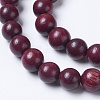 Natural Wood Beads Strands X-WOOD-J001-05-6mm-3