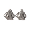 Ocean 304 Stainless Steel Pendants STAS-P406-16A-P-1