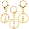 24Pcs Alloy Keychain Clasps KEYC-SC0001-82G-6