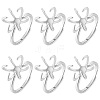 Brass Adjustable Ring Findings KK-BBC0023-69A-1