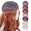 1Pc Cloth African Kufei Hat for Women AJEW-TADJ0001-12A-1