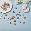 38Pcs 19 Colors Handmade Polymer Clay European Beads CLAY-SZ0001-51-3