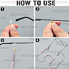 1Pc Polymer Clay with Alloy and Crystal Neck Strap for Eyeglasses AJEW-CN0005-04C-6