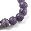 Bohemian Style Natural & Synthetic Mixed Gemstone Round Beaded Stretch Bracelets for Men NU8854-6-3