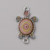 Alloy Enamel Connector Charms LS-ENAM-WH0061-47E-1