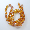 Electroplate Glass Beads Strands EGLA-R008-6x4mm-1-2