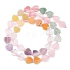 Natural Topaz Jade & Amethyst & Rose Quartz & Red Aventurine Beads Strands G-F811-A04-02-3