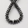 Non-magnetic Synthetic Hematite Beads Strands G-Q906-5mm-1