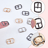 21Pcs 3 Colors Zinc Alloy Roller Buckles AJEW-CL0002-02-6