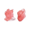 Cherry Quartz Glass Carved Figurines DJEW-L023-E01-1