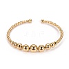 Long-Lasting Plated Brass Cuff Bangles X-BJEW-E370-10G-2