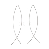 Minimalist Brass Earrings EJEW-TA0010-01S-1