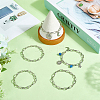 20Pcs Iron Cable Chain Bracelets for Women Men BJEW-SC0001-42-3